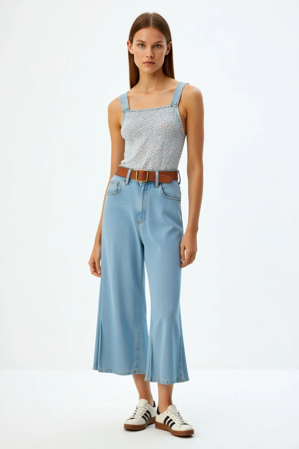 Cropped Flared Jeans