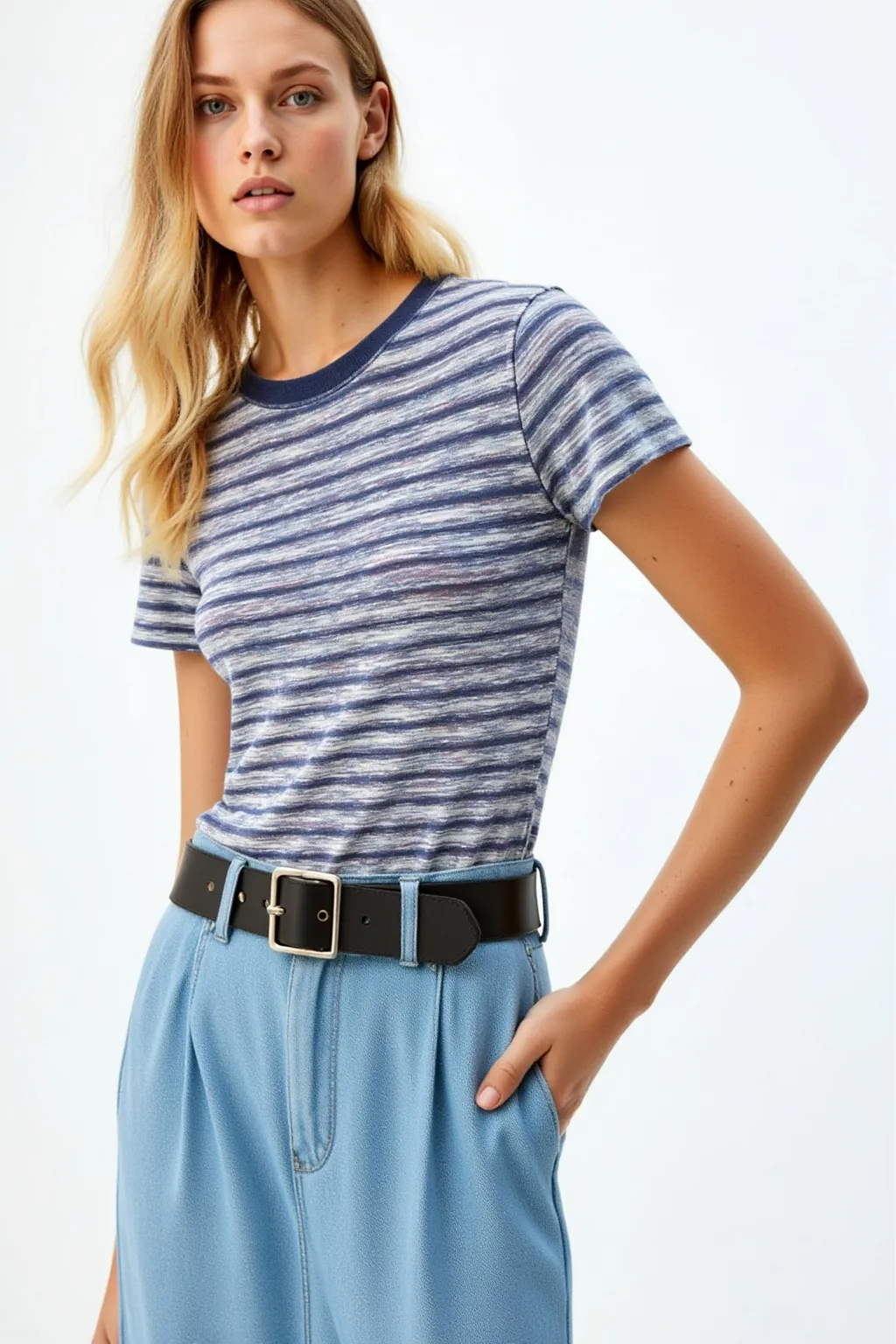 Cotton Striped T-Shirt