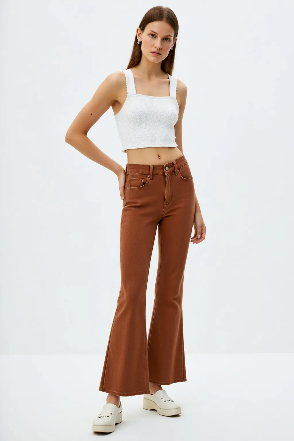 Lightweight White Cotton Top
