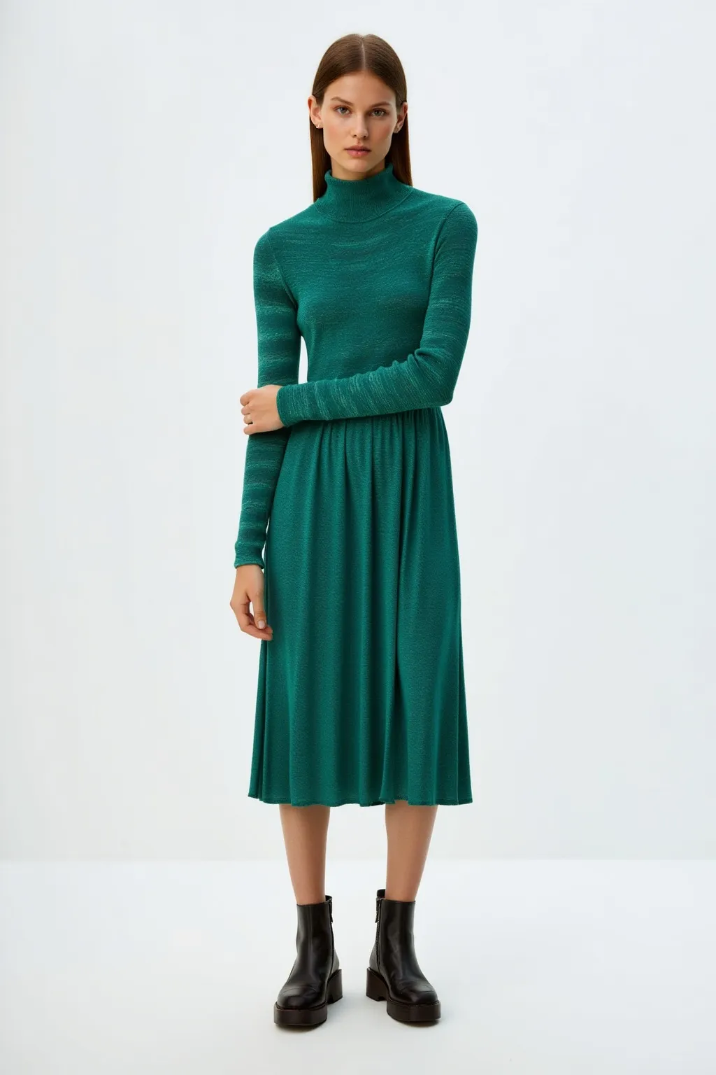 Emerald Sheath Long Dress