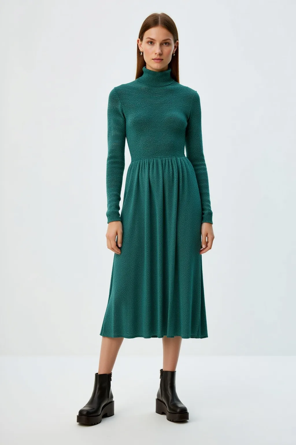 Emerald Sheath Long Dress