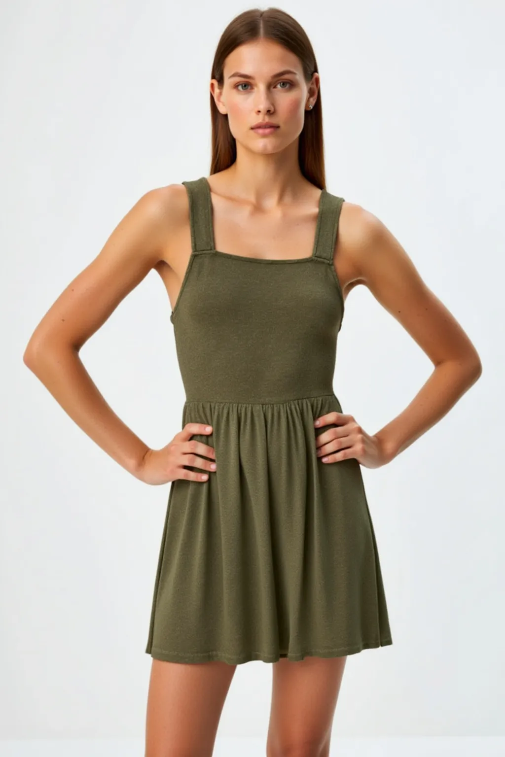 Khaki Sun Dress