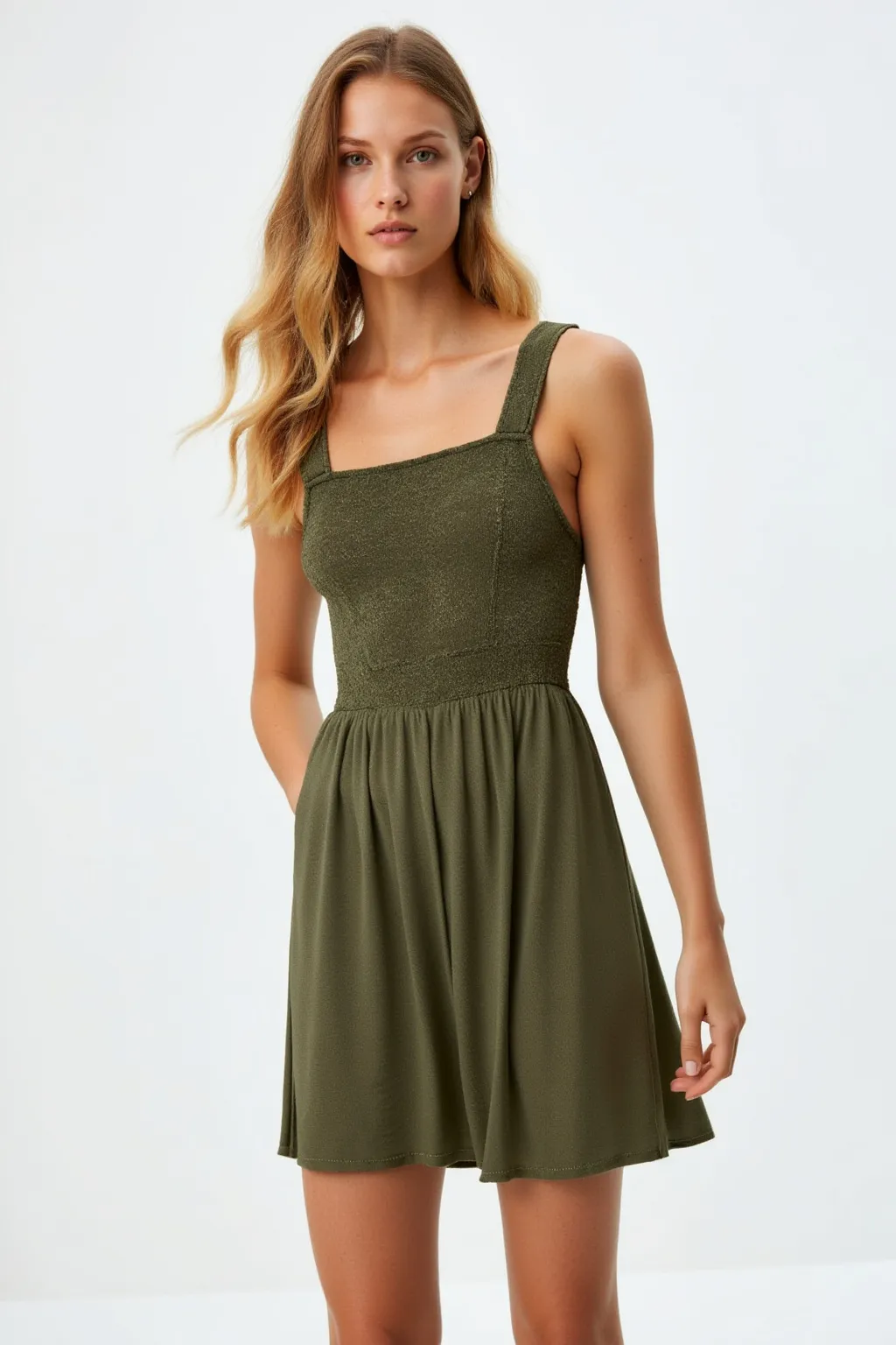 Khaki Sun Dress