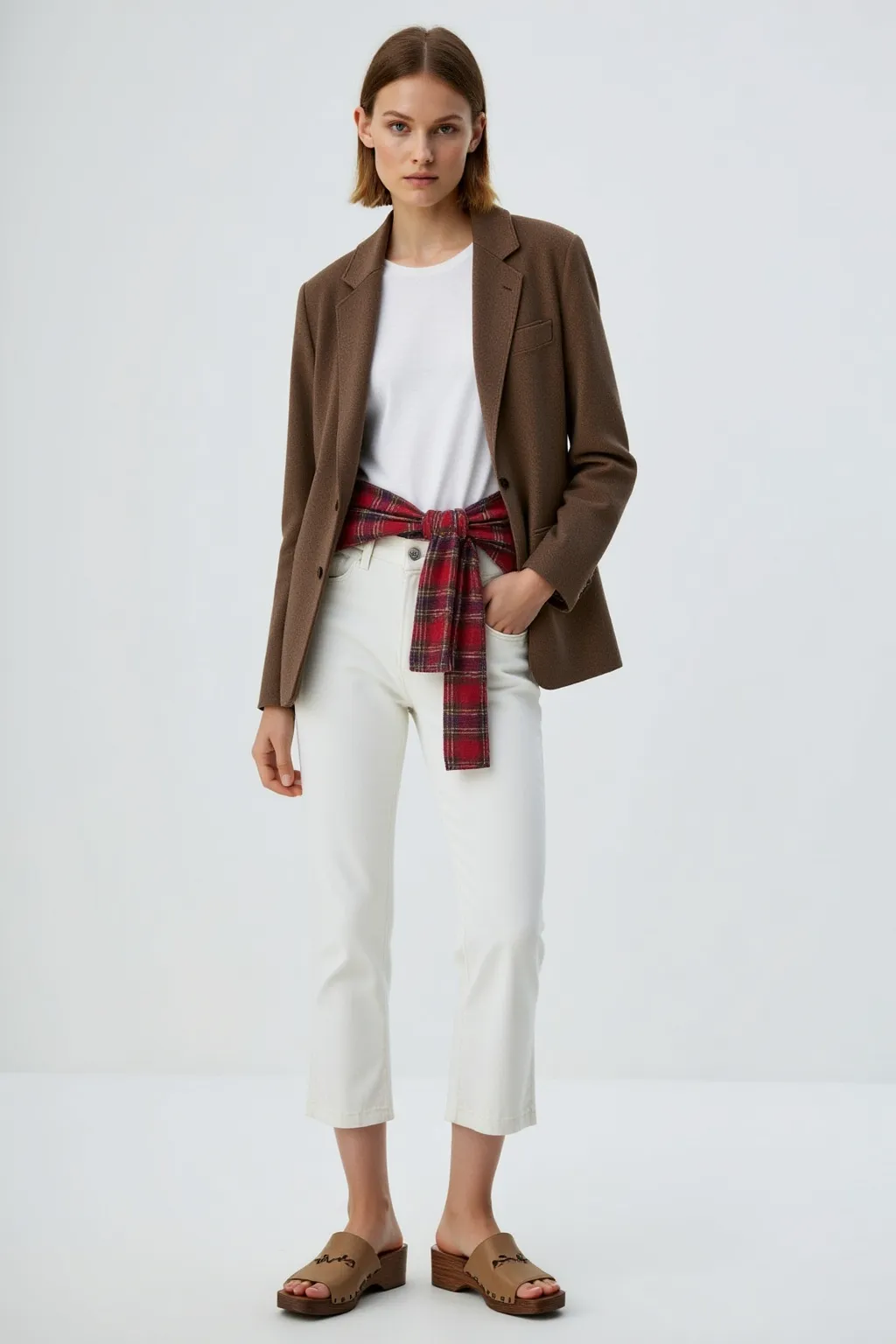 Brown Casual Coat