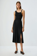 Black Orchid Asymmetrical Dress
