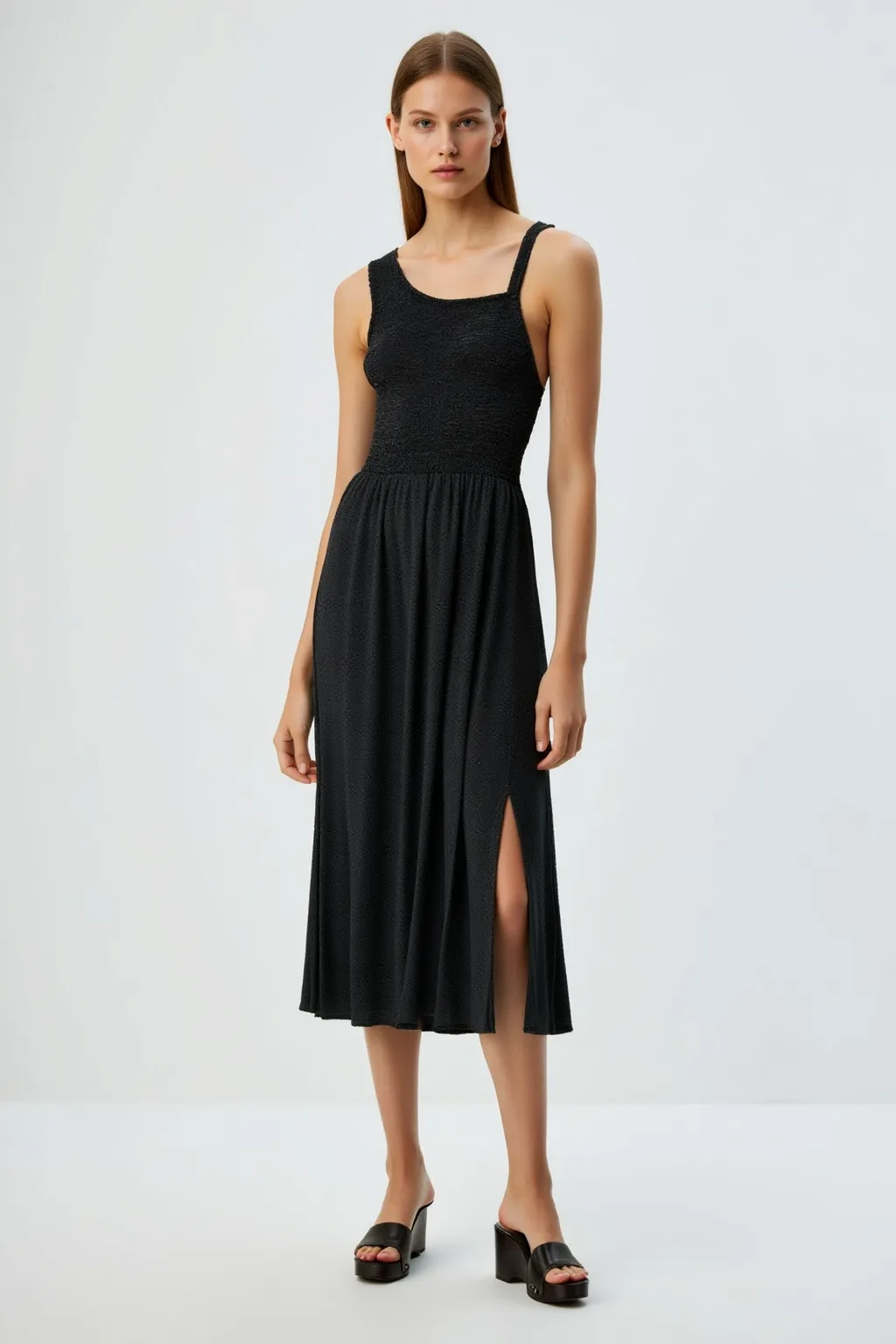 Black Orchid Asymmetrical Dress